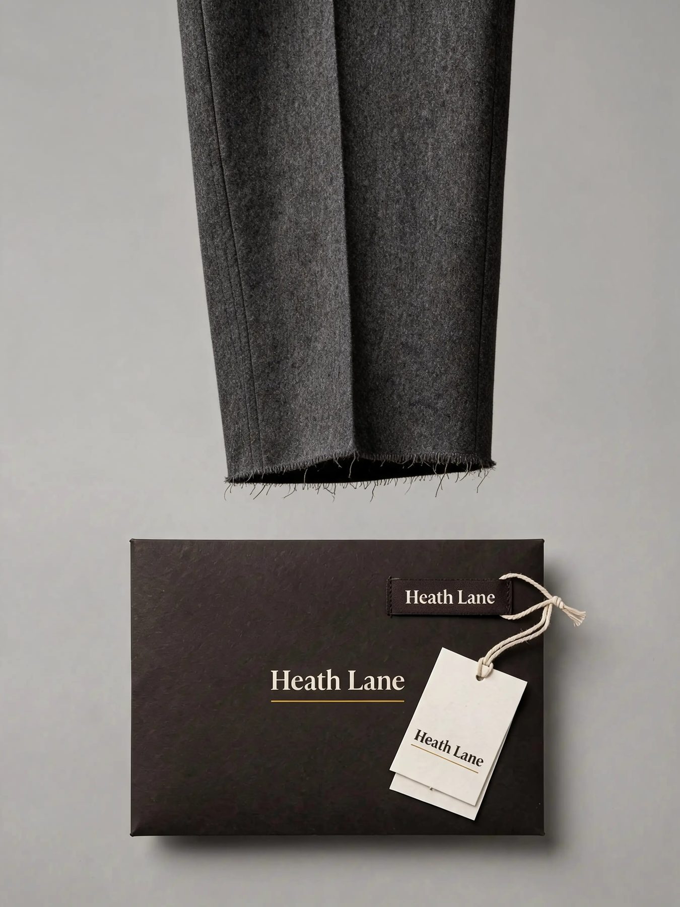Pleated Wool Trouser